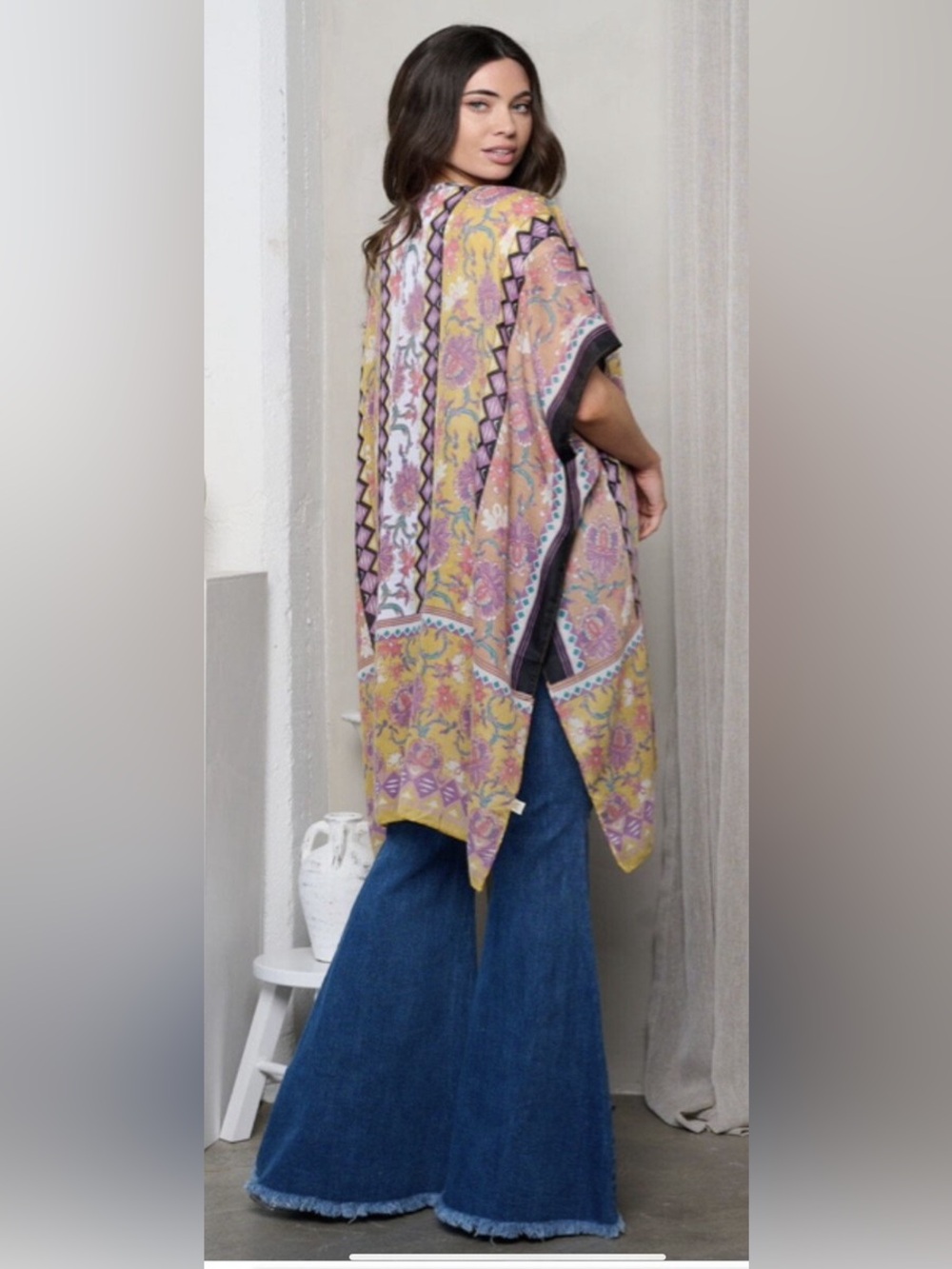 Nicole Miller Duster 100% Viscose